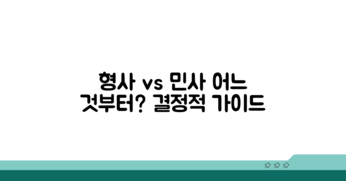 형사고발과 민사소송, 무엇부터?