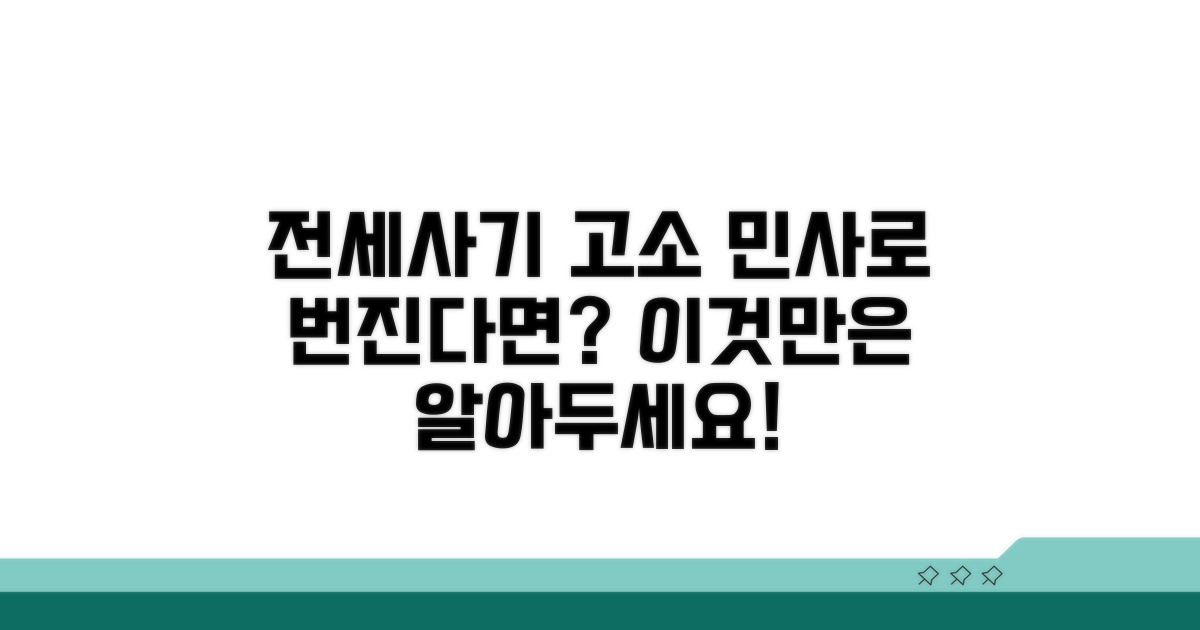 전세사기 고소, 민사로 이어질 때