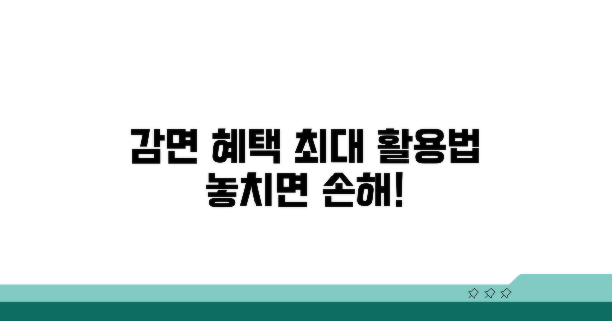 감면 혜택 최대 활용법