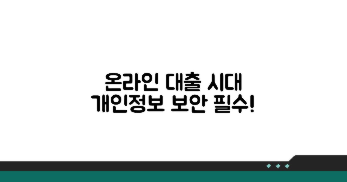 온라인 대출 시대, 개인정보 보안 강화 필수