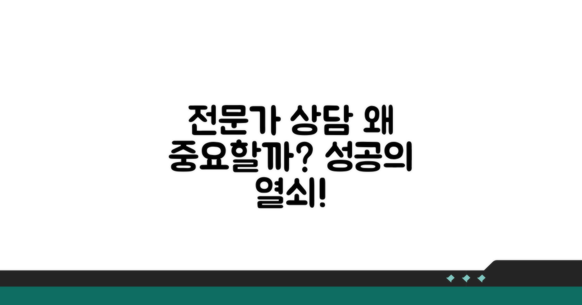 전문가 상담, 꼭 필요한 이유는?