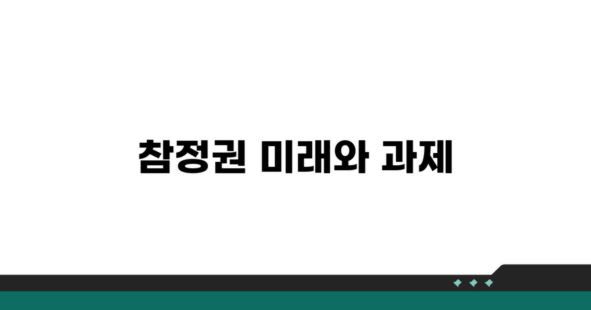 참정권 논의, 향후 전망과 과제