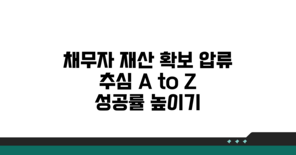 채무자 재산 확보, 절차 완벽 분석