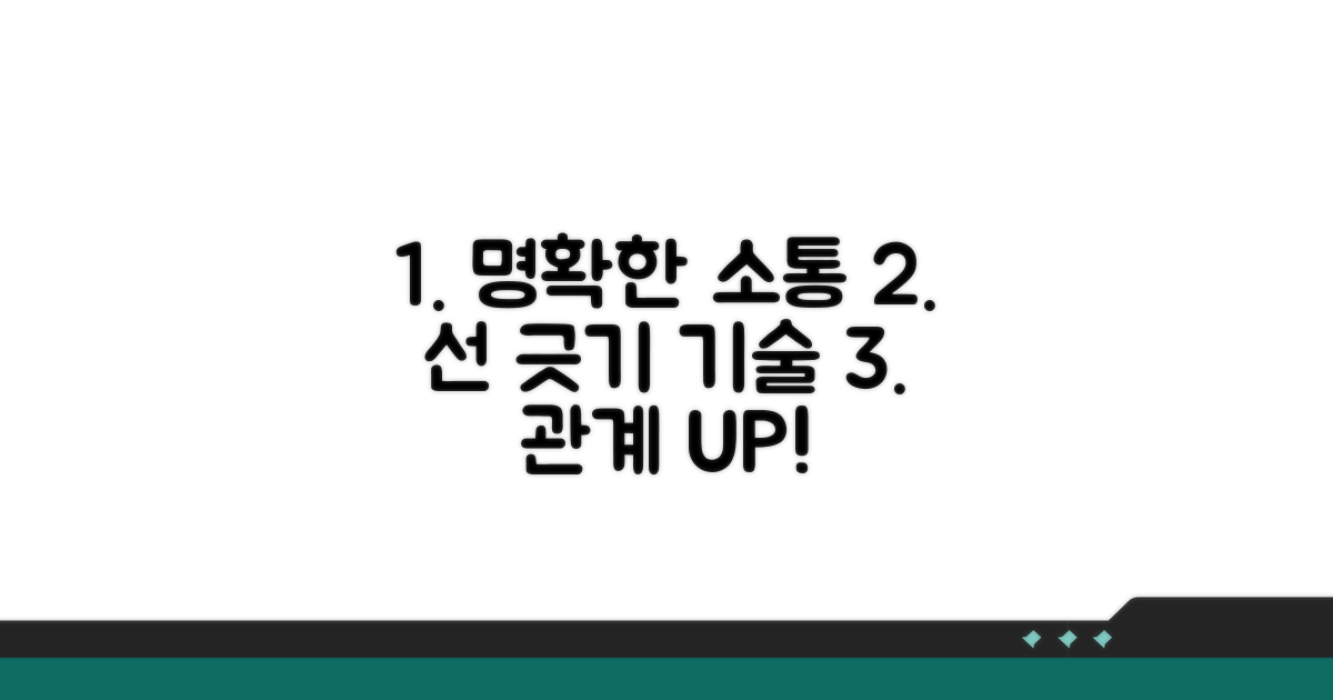 명확하게 선 긋는 소통 기술