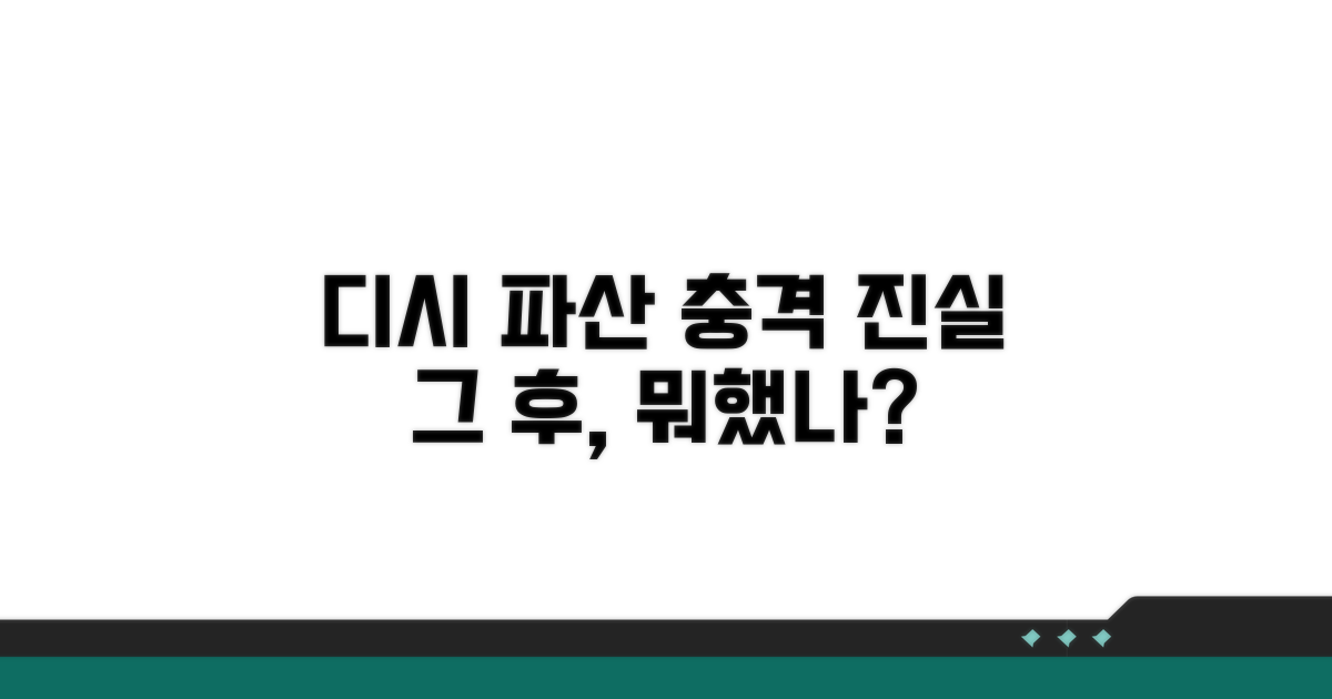 디시인사이드 파산 경험담, 핵심 질문