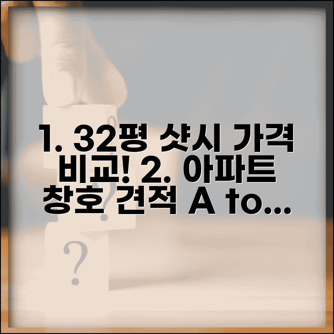 32평 샷시 비용 중형 아파트 견적 | 업체별 할인 혜택 가격 비교 총정리