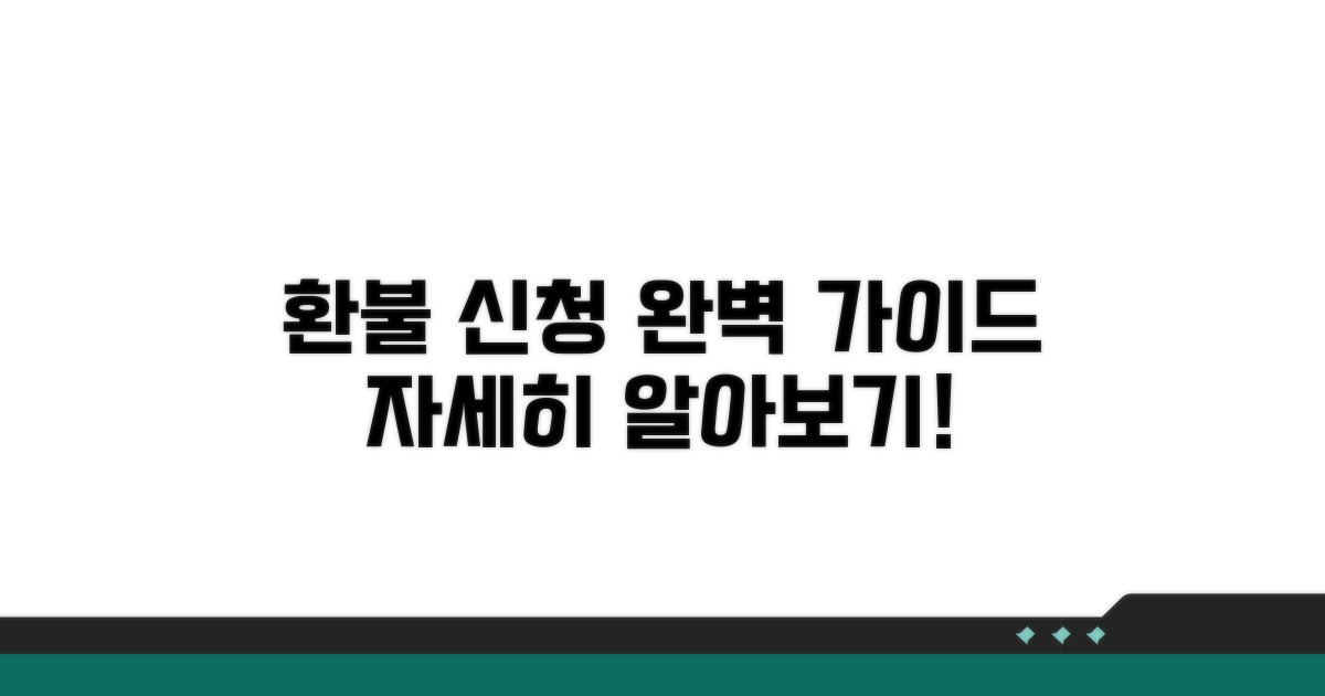 환불 신청 절차, 상세하게 알아보기