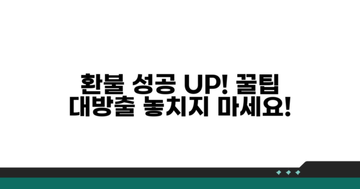 추가 꿀팁으로 환불 성공률 높이기