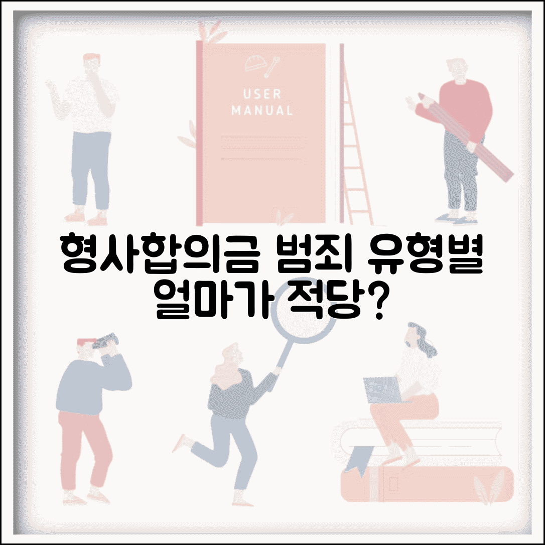 형사합의금 얼마가 적당할까? | 범죄 유형별 합의 금액 통계