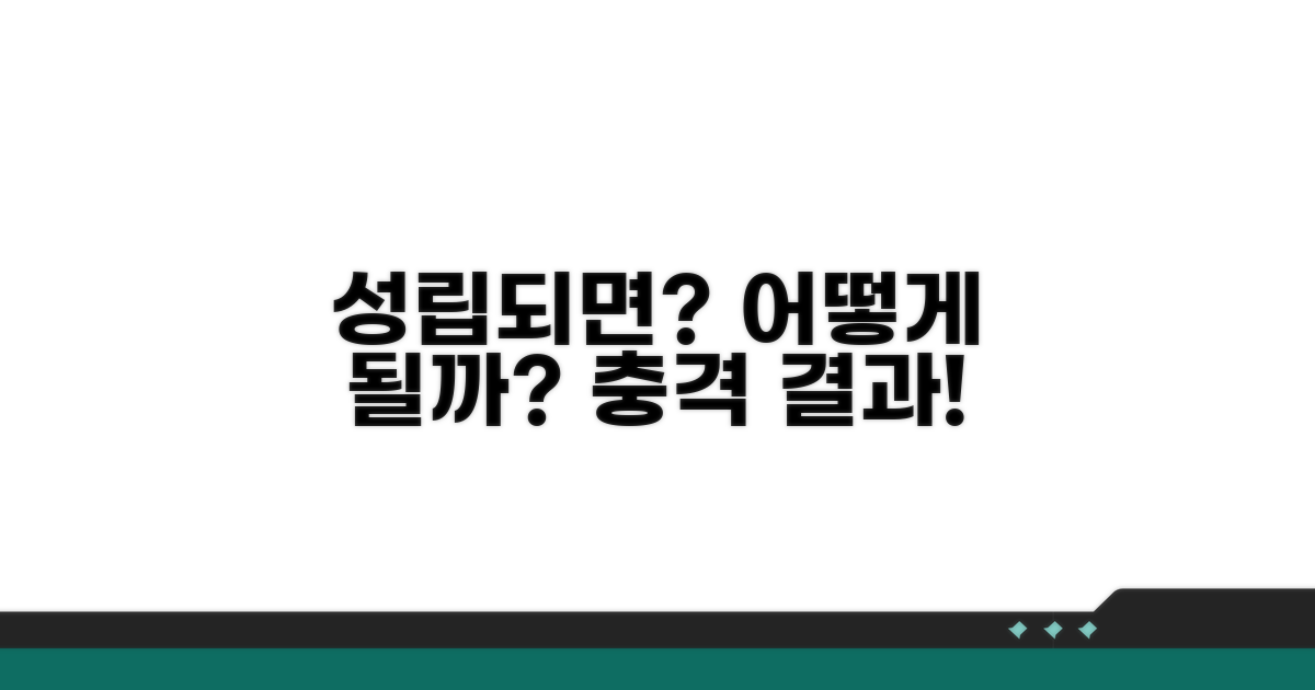 성립되면 어떻게 될까?