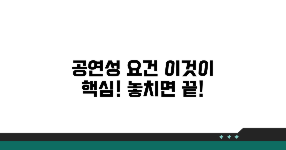 공연성 요건, 이게 핵심!