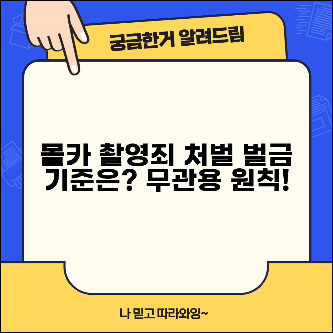카메라등이용촬영죄 처벌 | 몰카 불법촬영 처벌 기준 벌금