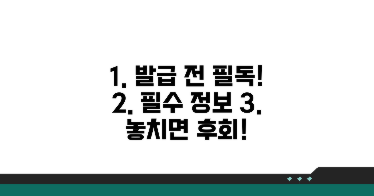발급 전 꼭 알아야 할 필수 정보
