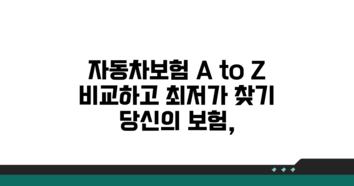 자동차보험 비교 사이트 A to Z