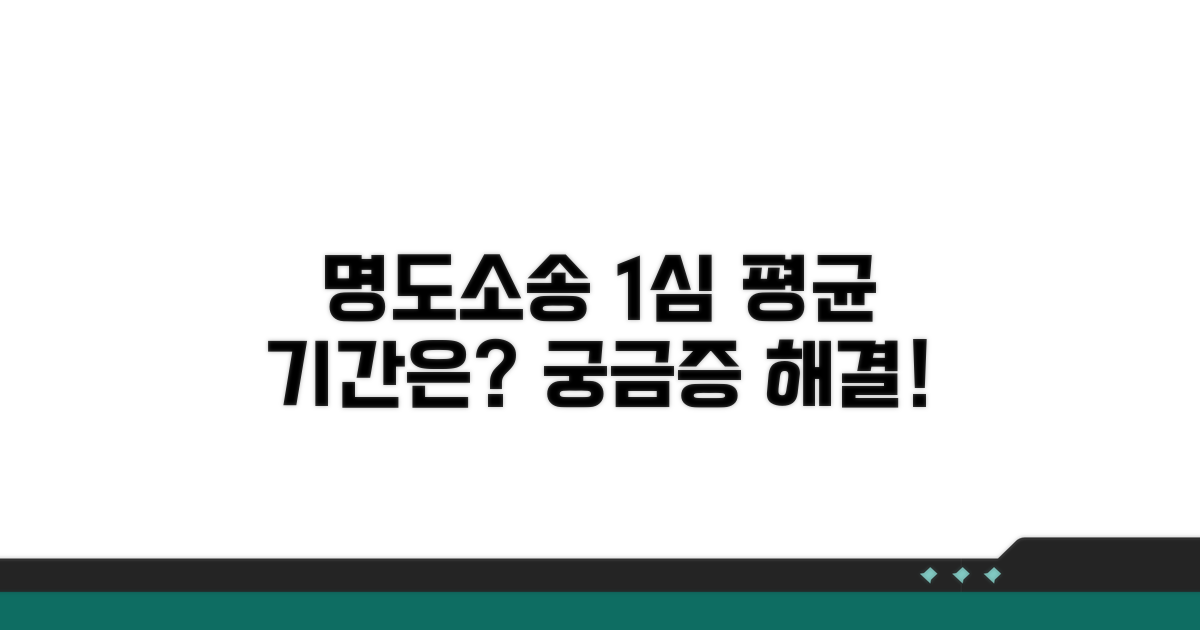 명도 소송 1심 판결, 평균 얼마나 걸릴까?