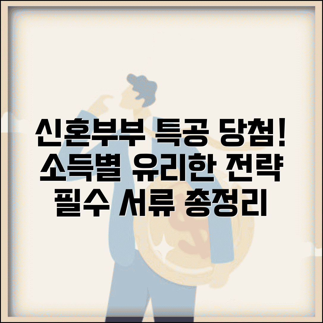 신혼부부 특별공급 당첨 노하우 | 소득별 유리한 전략과 준비 서류