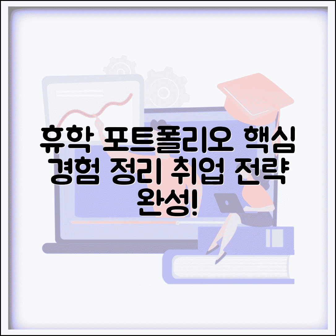휴학 기간 포트폴리오 구성 | 경험 정리 및 문서화 | 성과물 관리 방법 | 취업 시 활용 전략