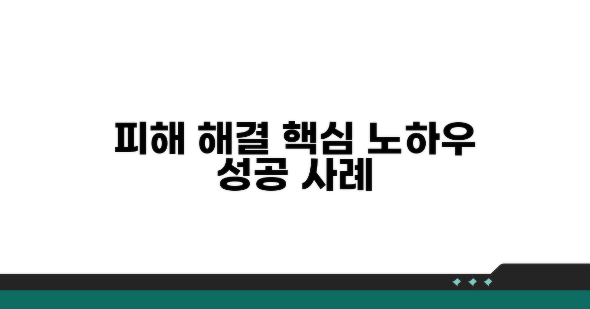 성공적인 피해 해결 노하우