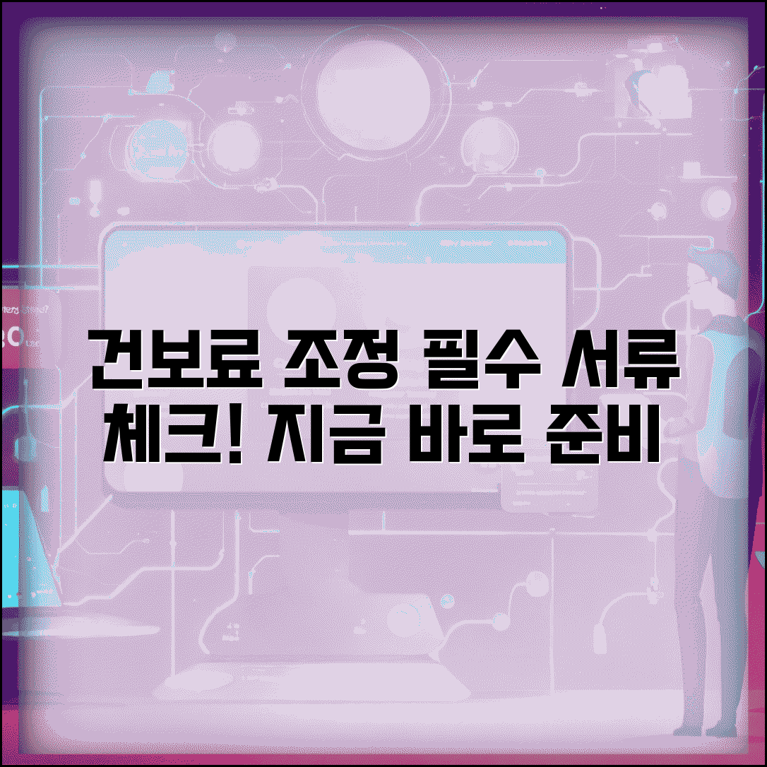 건강보험료 조정 신청 서류 준비 | 건보료 조정 필요 서류 목록
