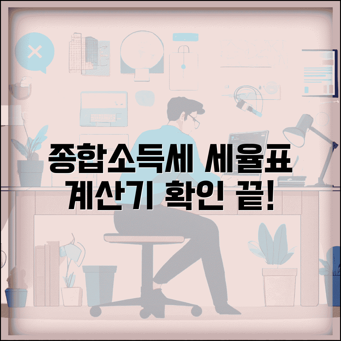 종합소득세 세율표 계산기 | 종소세 세율구간 과세표준 총정리