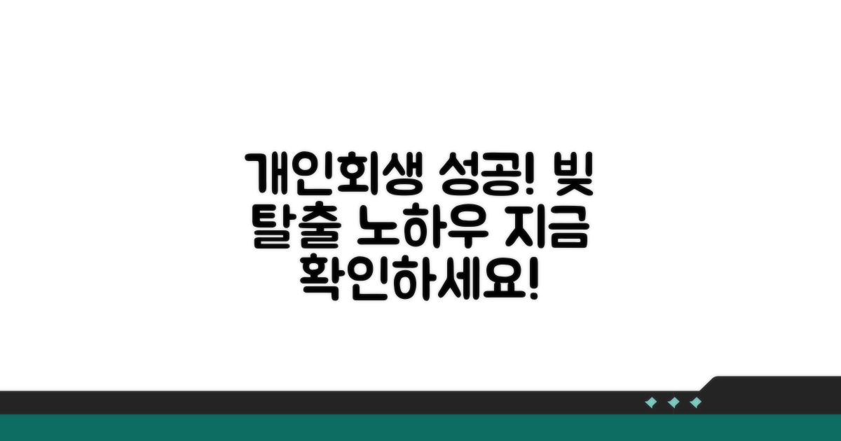 개인회생 성공 사례 및 노하우