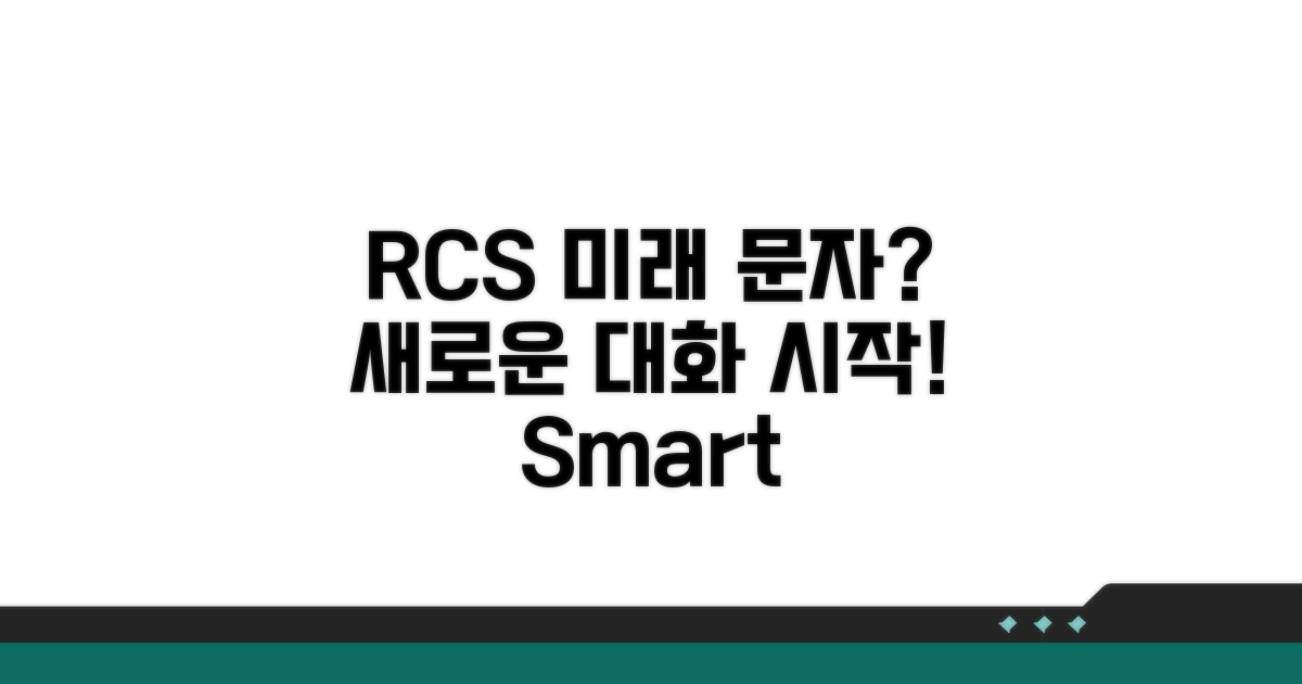 RCS, 문자 대화의 미래를 열다