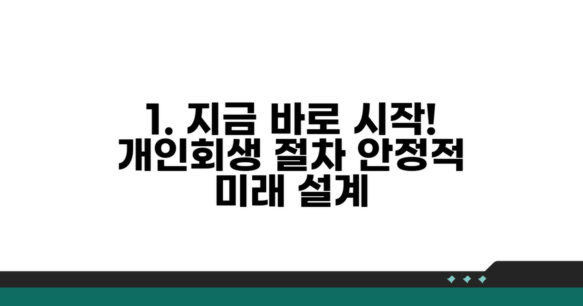 개인회생 절차, 지금 바로 시작!