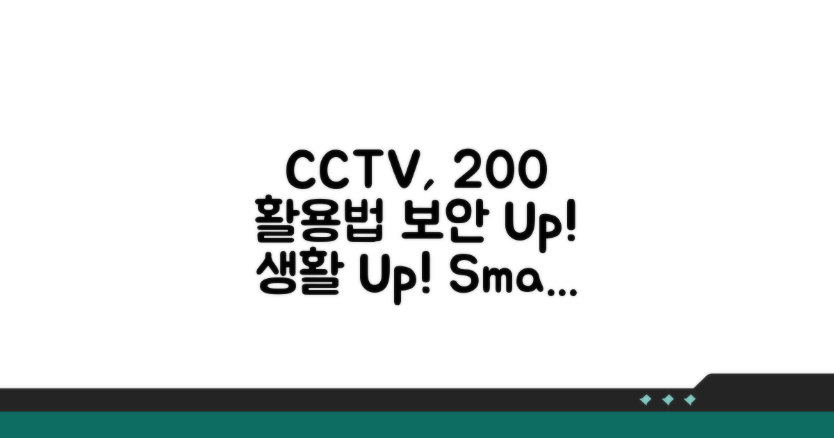 CCTV 효과적인 활용법