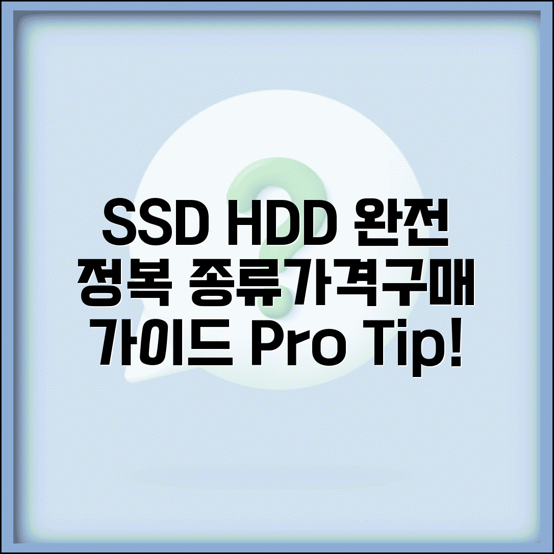 SSD HDD 용어 총정리 | SSD HDD 종류, 가격, 구매 가이드