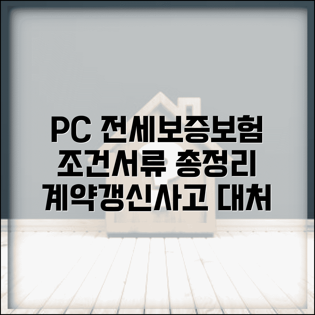 PC 전세보증보험 가입조건 및 필수 서류 | 계약, 갱신, 사고 시 대처방법 총정리