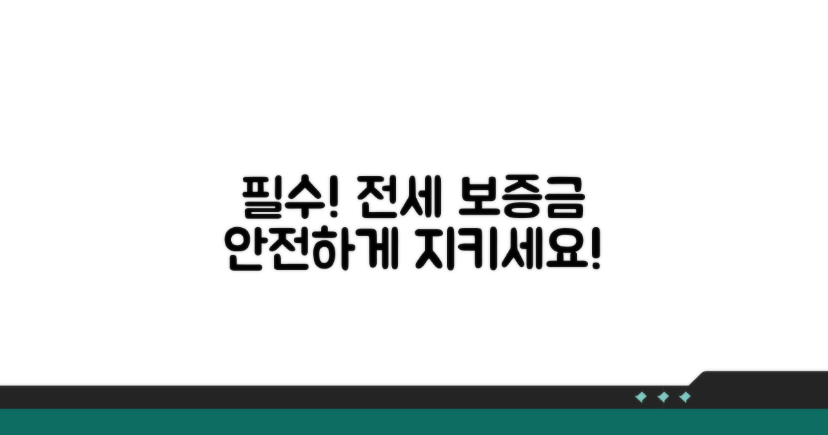 전세 보증금 보호 꿀팁 모음
