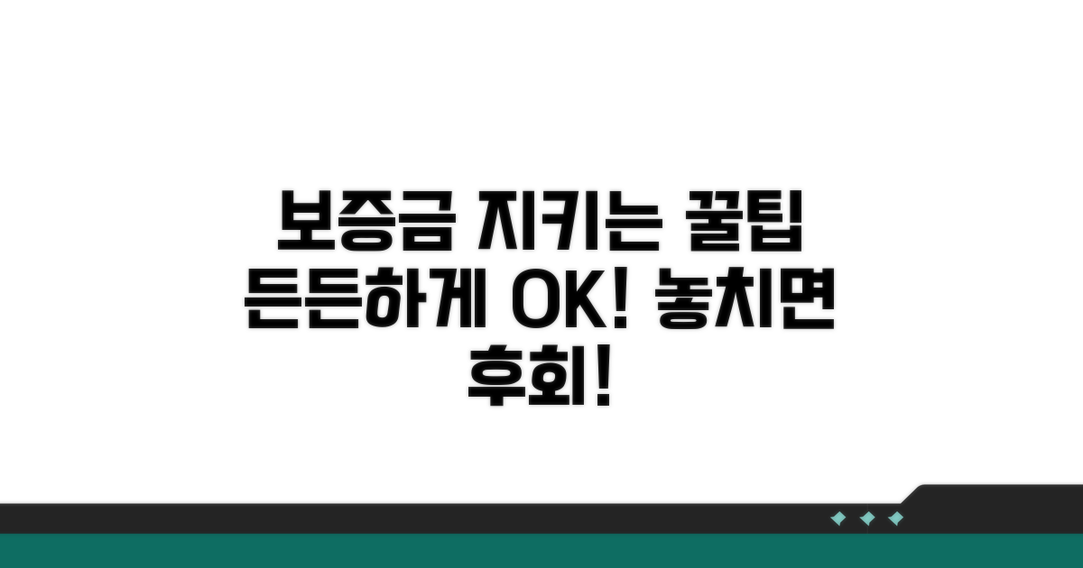 든든하게 보증금 지키는 꿀팁