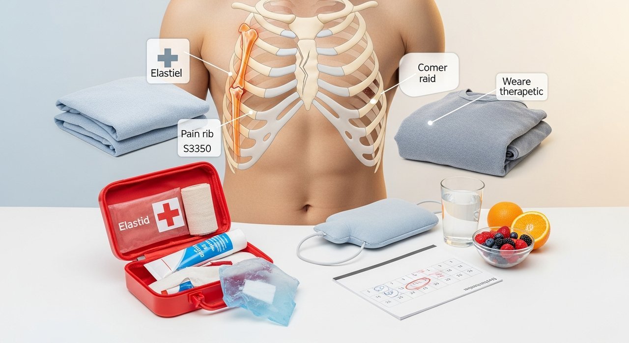 질병코드 S3350 늑골 골절 회복 기간: 갈비뼈 부러졌을 때 주의사항과 치료 5가지