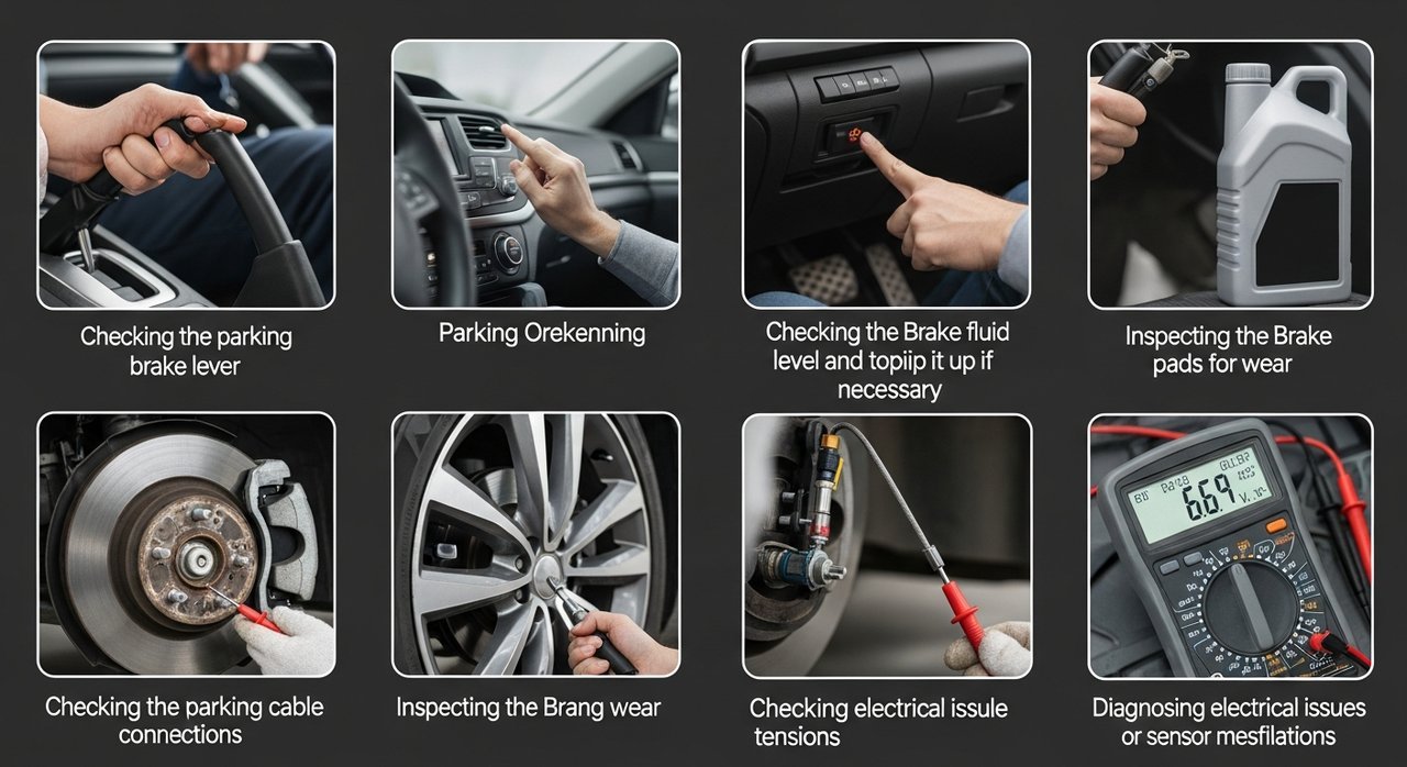 주차 브레이크 경고등 계속 켜질때 해결법 5가지 점검