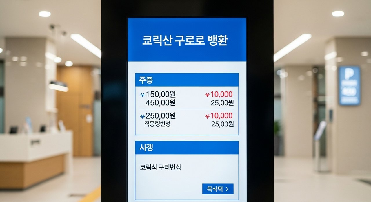 고려대구로병원 주차안내 정보: 요금, 할인, 위치 총정리
